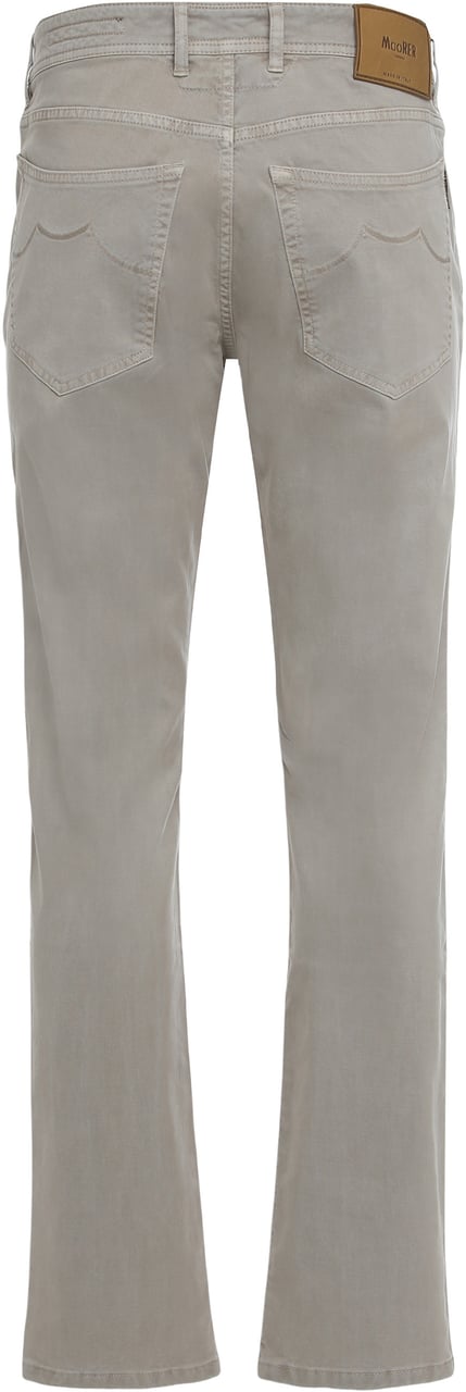 Moorer Pants in cotton blend Neutraal