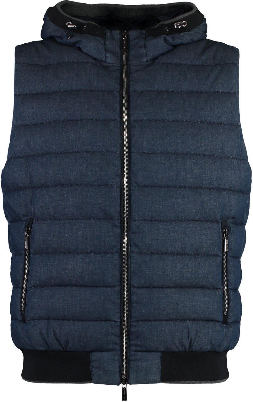 Moorer Padded bodywarmer Blauw