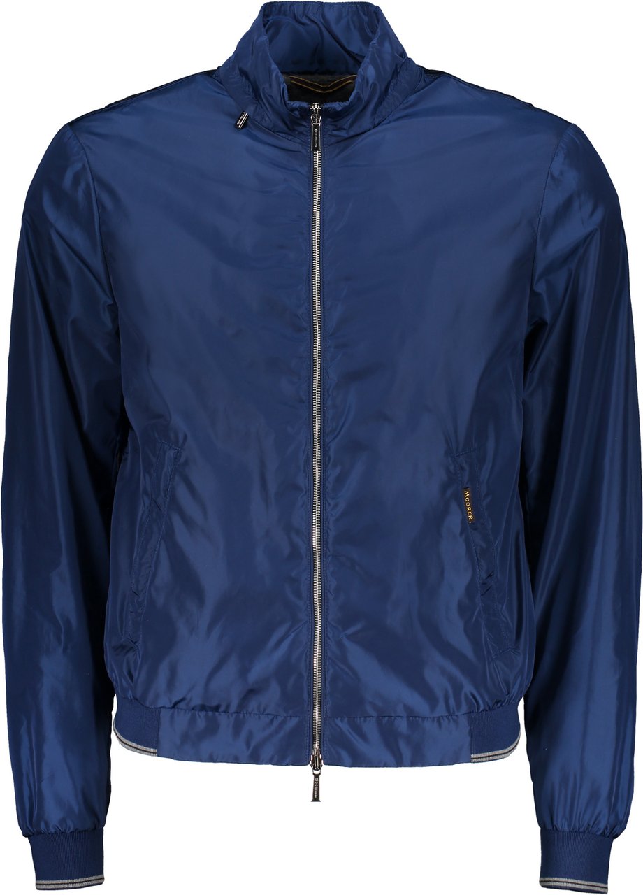 Moorer Lightweight dark blue jacket elegant and versatile Blauw