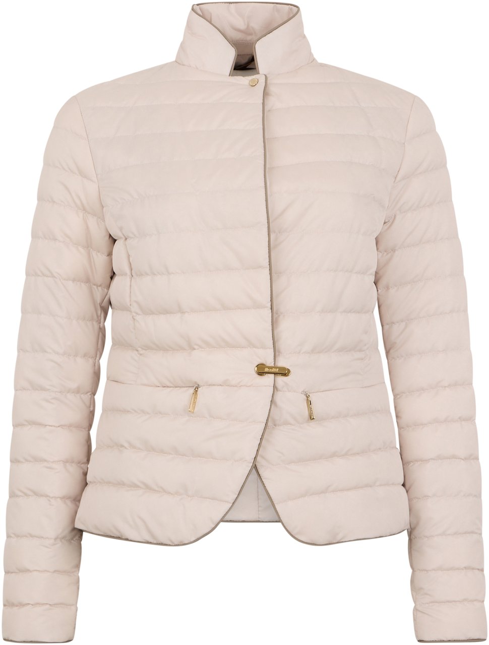 Moorer Beige padded jacket elegant and versatile Neutraal
