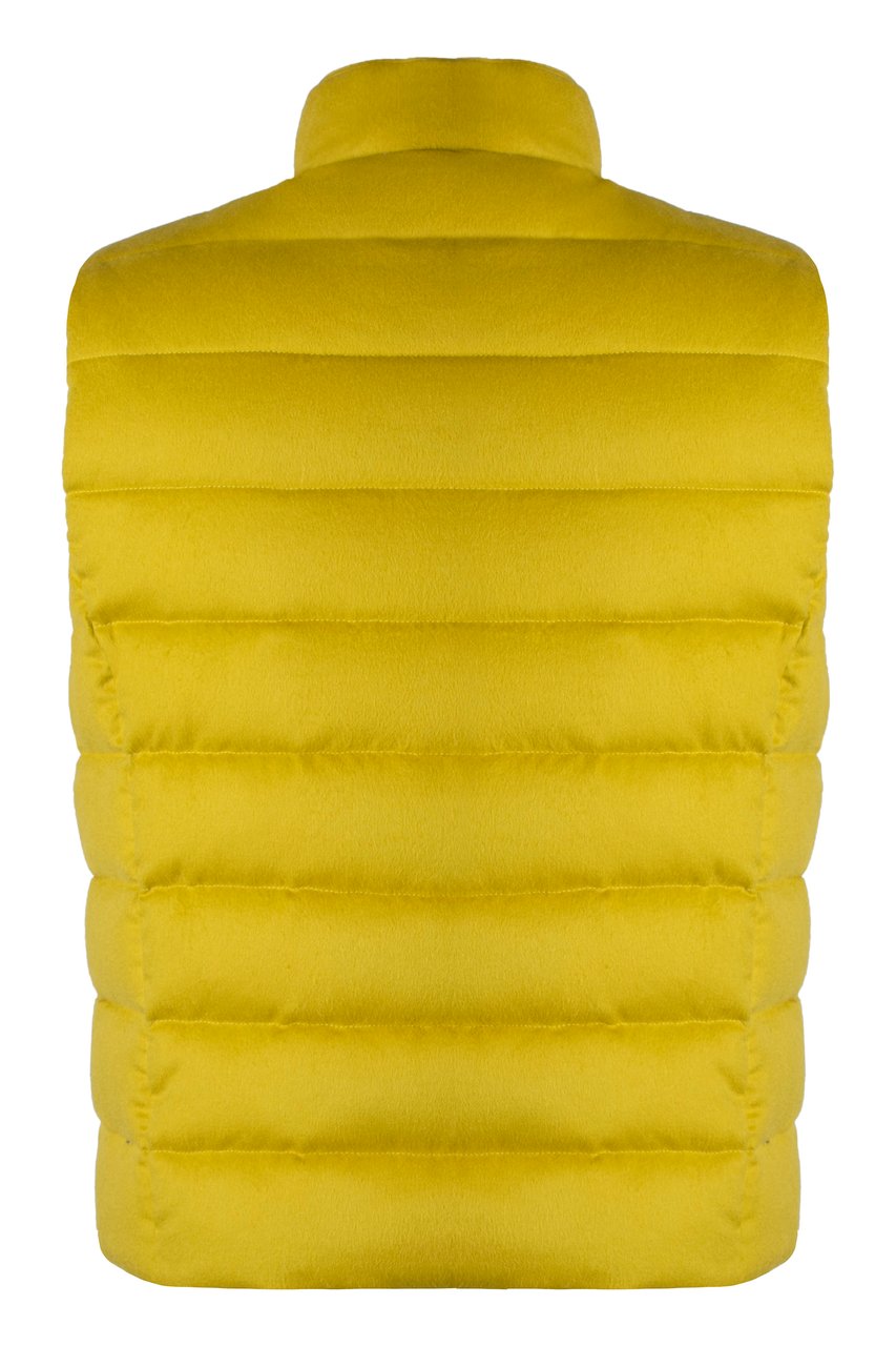 Moorer Oliver full zip down vest Lime