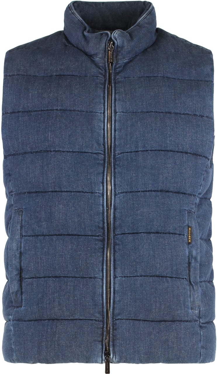 Moorer Padded vest Blauw