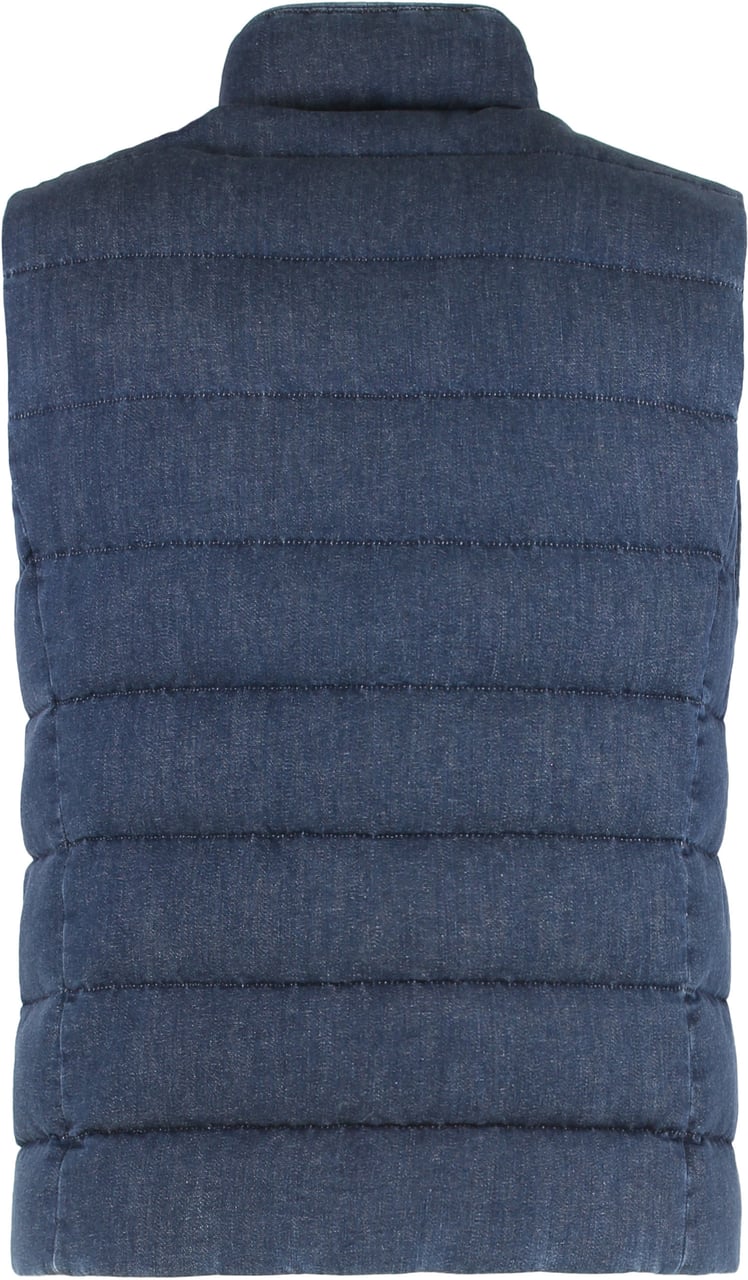 Moorer Padded vest Blauw