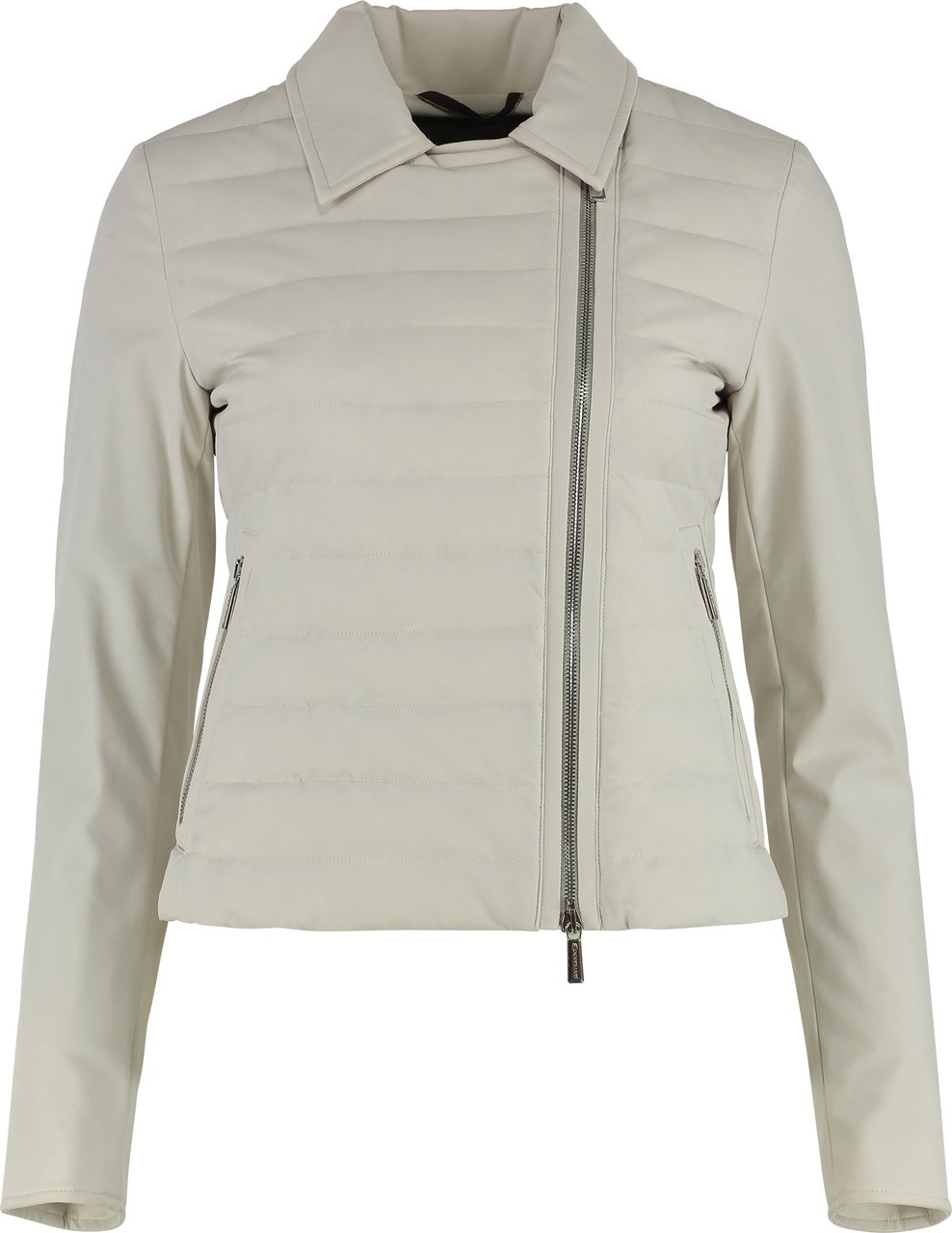 Moorer Olivia Techno fabric jacket Neutraal