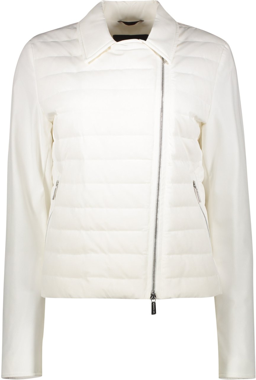 Moorer Olivia-Kn padded jacket Wit