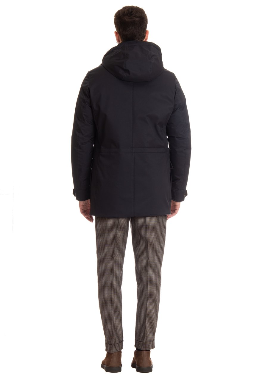 Moorer Orio-Ads Water-Repellent Padded Down Jacket Zwart