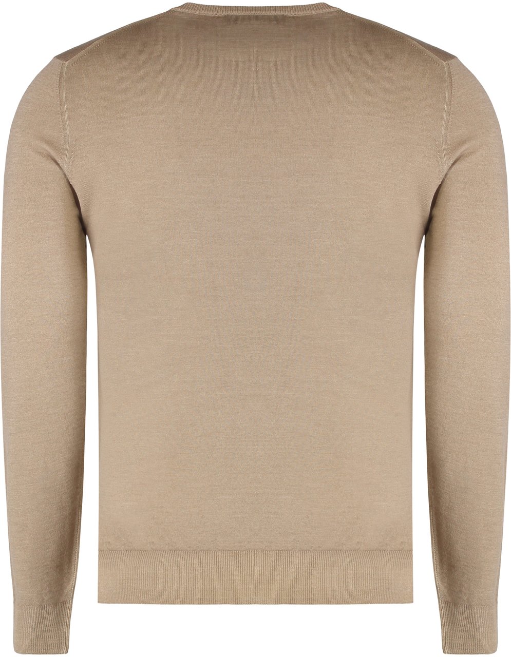 Moorer Crew neck sweater in cotton Beige