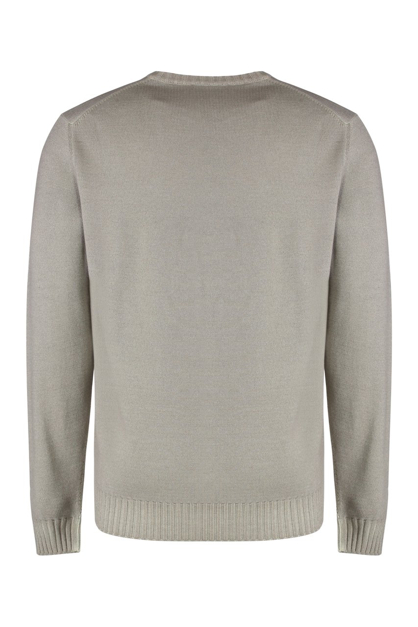 Moorer Orvieto virgin wool sweater Neutraal