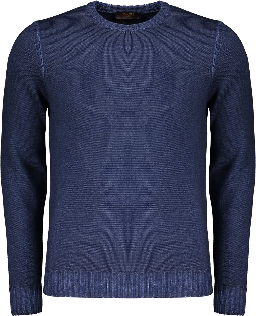Moorer Sweater with long sleeves Blauw