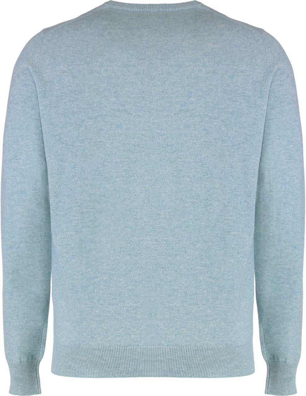 Moorer Crew neck sweater in cashmere Blauw