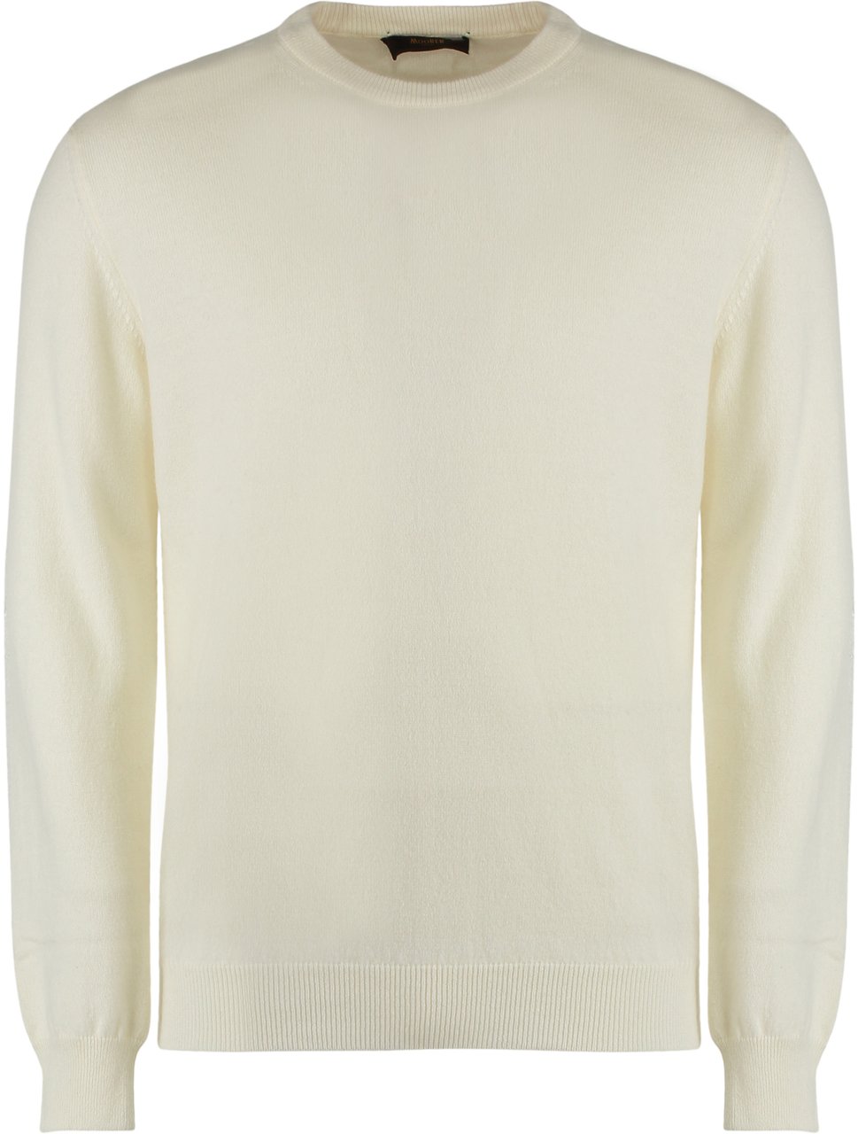 Moorer Orvieto Crew-neck cashmere sweater Wit