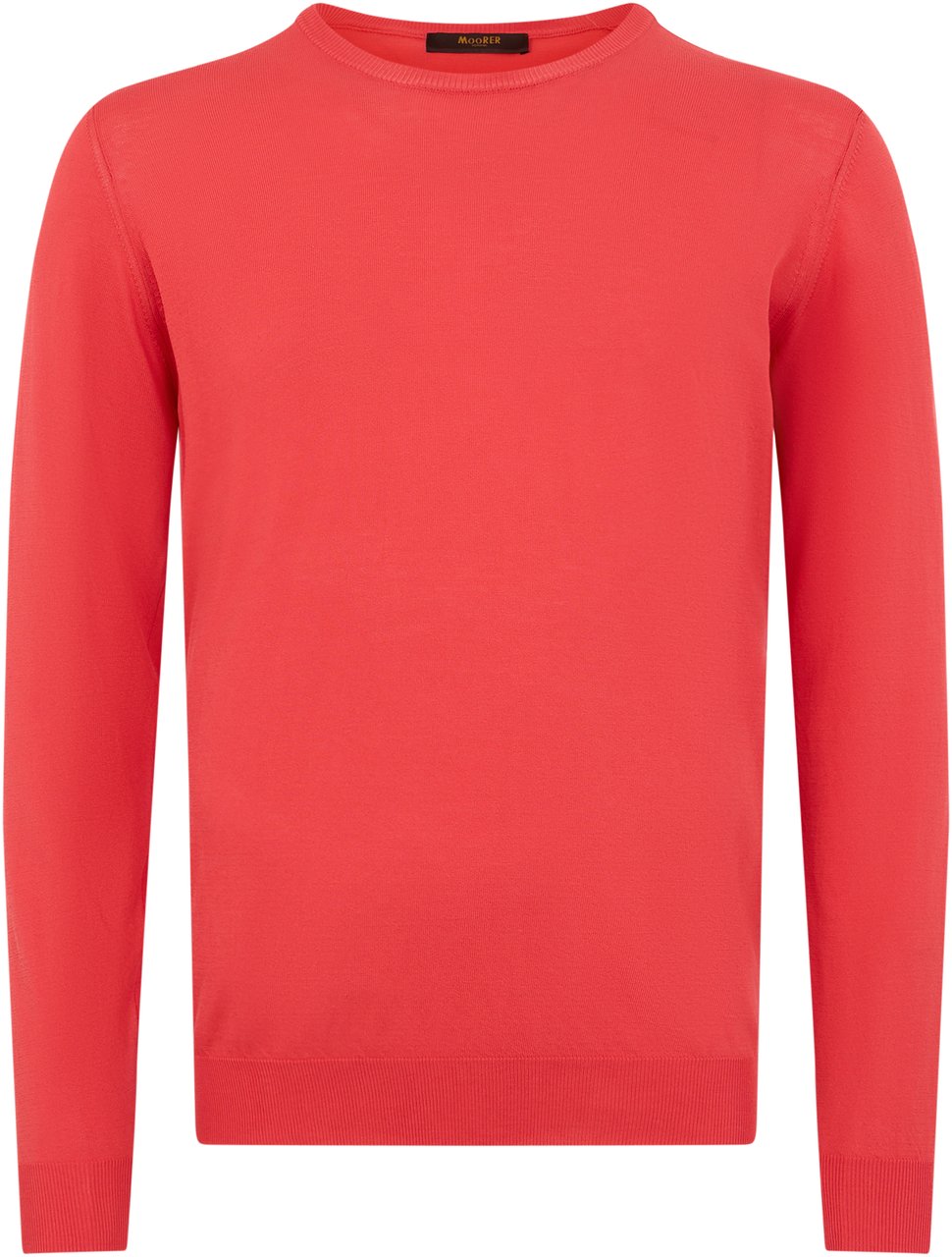 Moorer Red sweater with long sleeves, comfort and style. Oranje