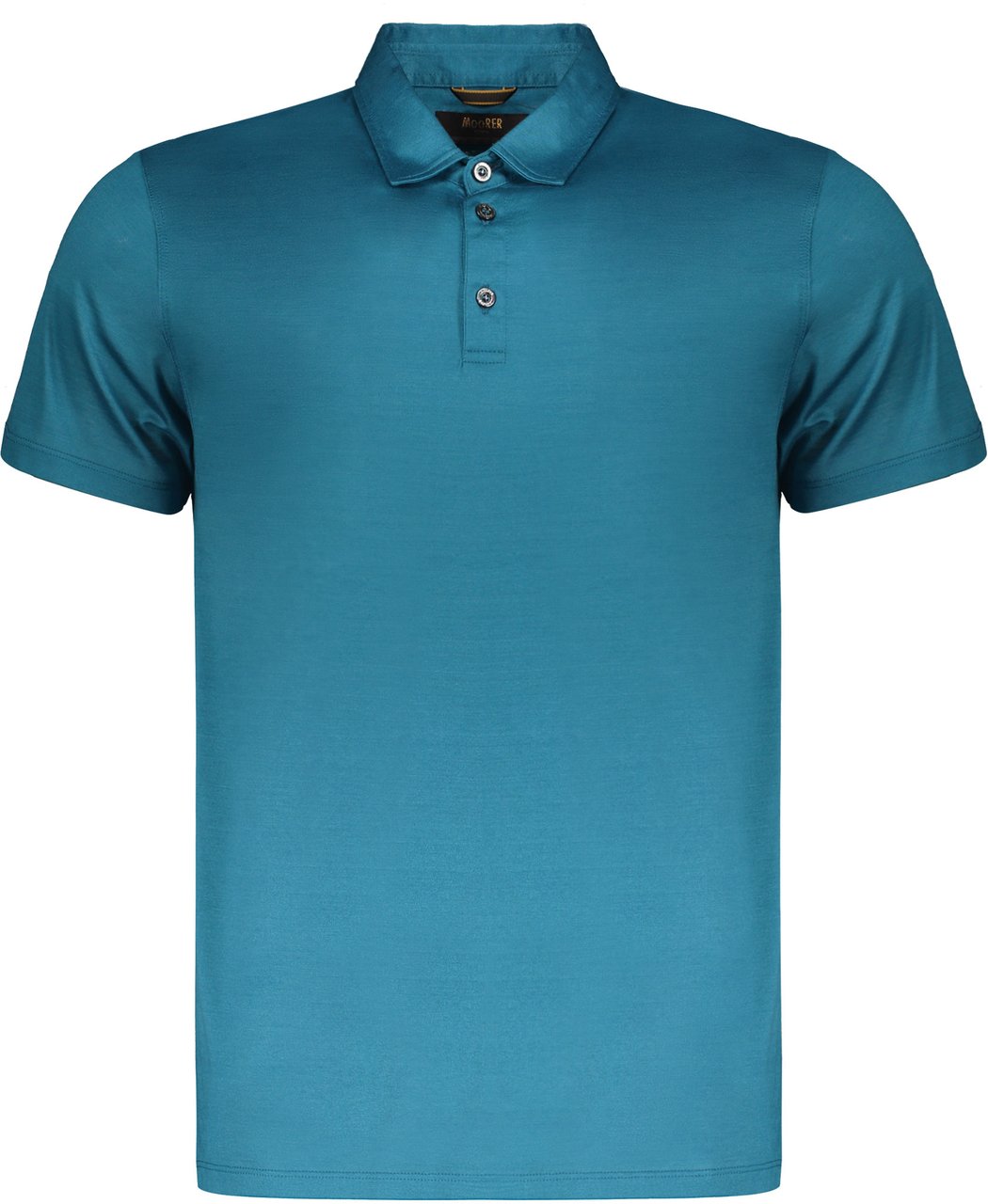 Moorer Cotton polo shirt Blauw