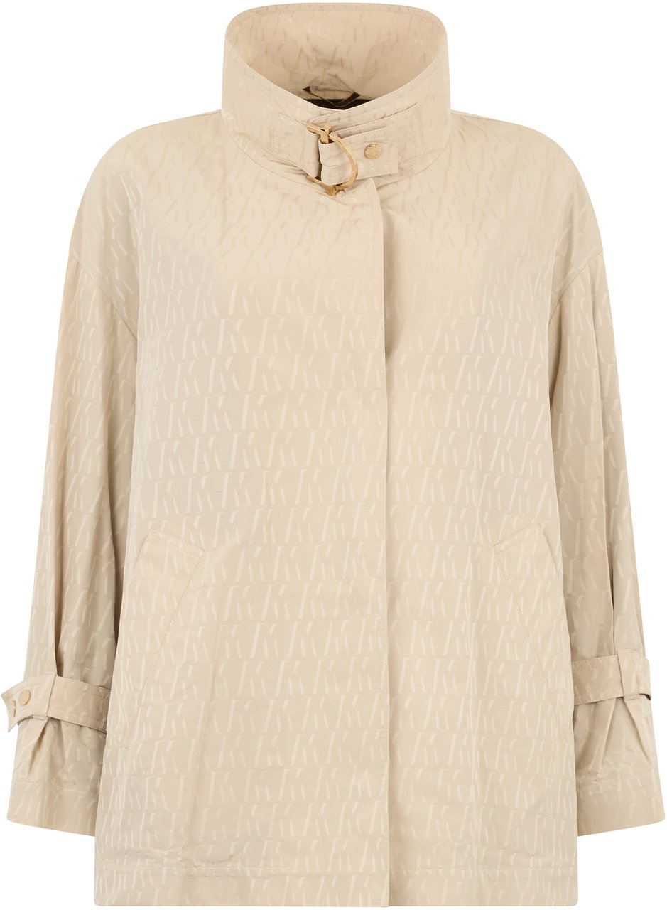 Moorer Elegant beige jacket for chic autumn look Neutraal