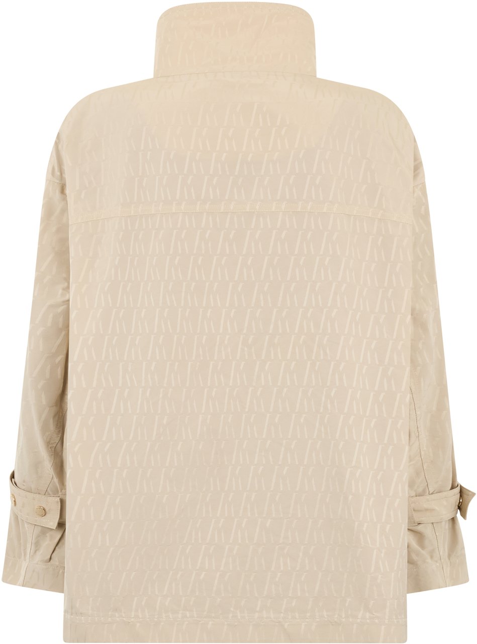 Moorer Elegant beige jacket for chic autumn look Neutraal