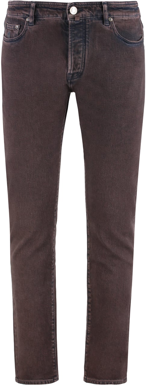 Moorer Pavel regular fit jeans Bruin