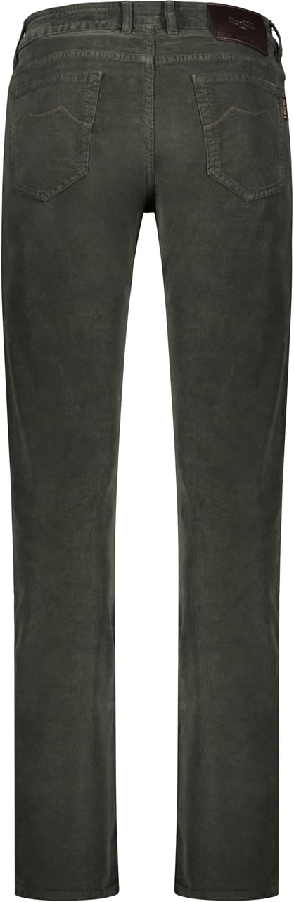 Moorer Slim five-pocket pants Groen