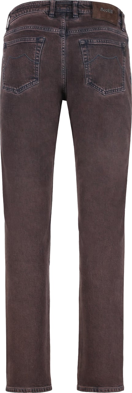 Moorer Pavel regular fit jeans Bruin