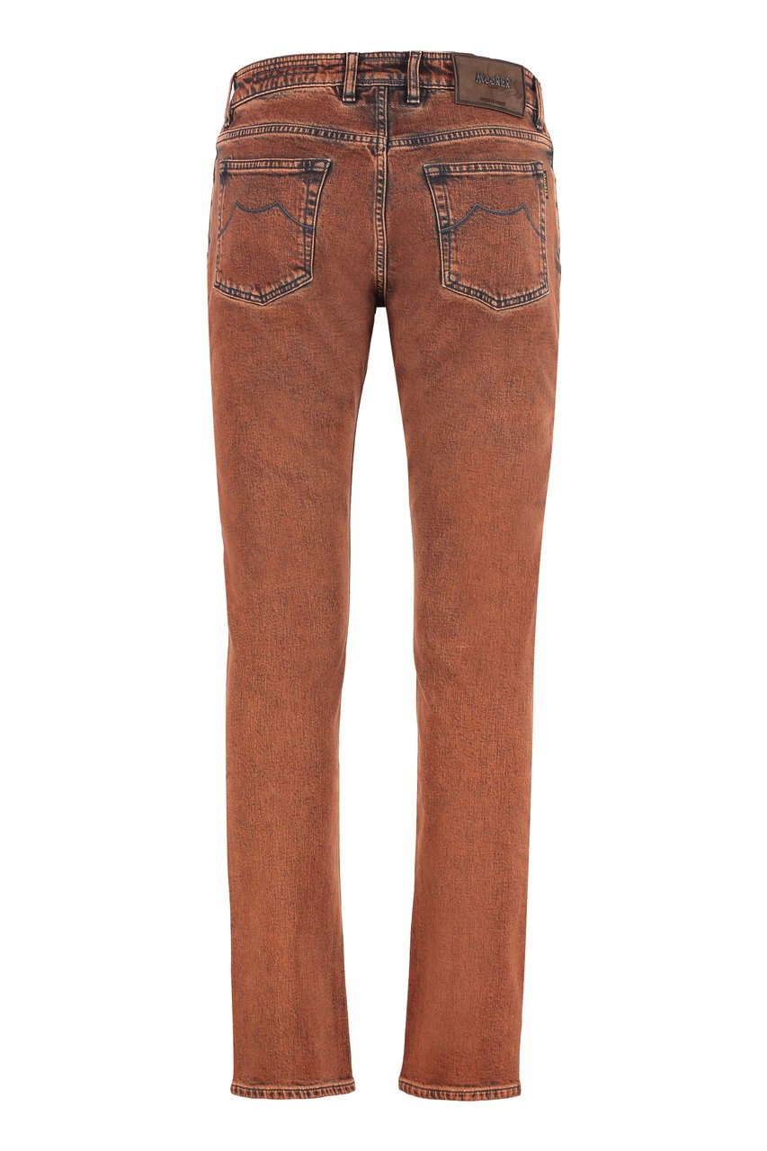 Moorer Pavel regular fit jeans Oranje