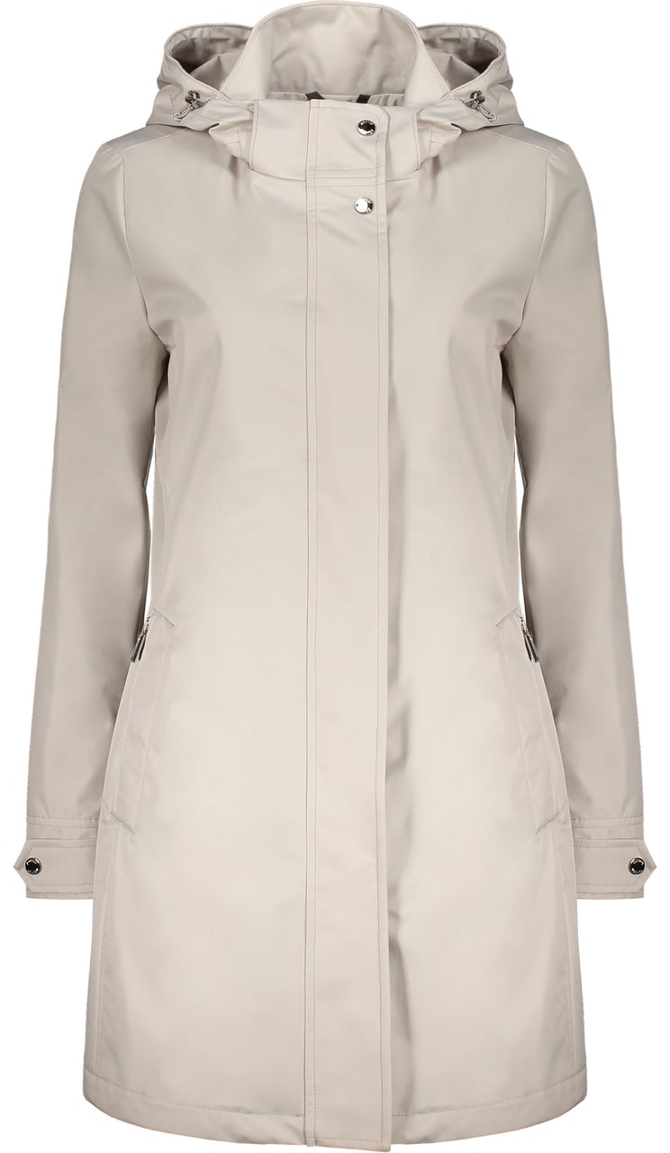 Moorer Percy technical fabric parka Neutraal