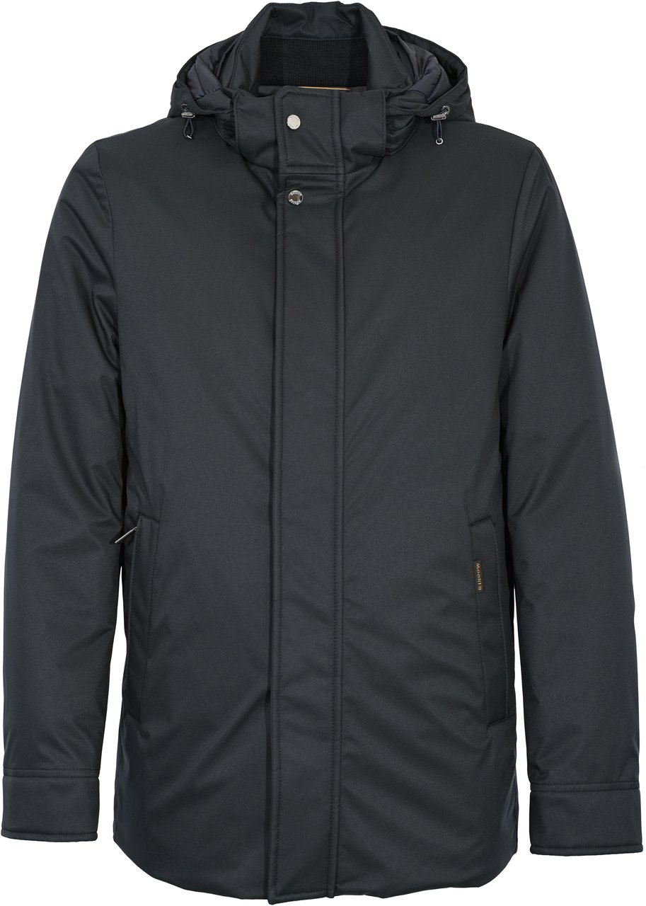 Moorer Coats Dark Blu Blauw