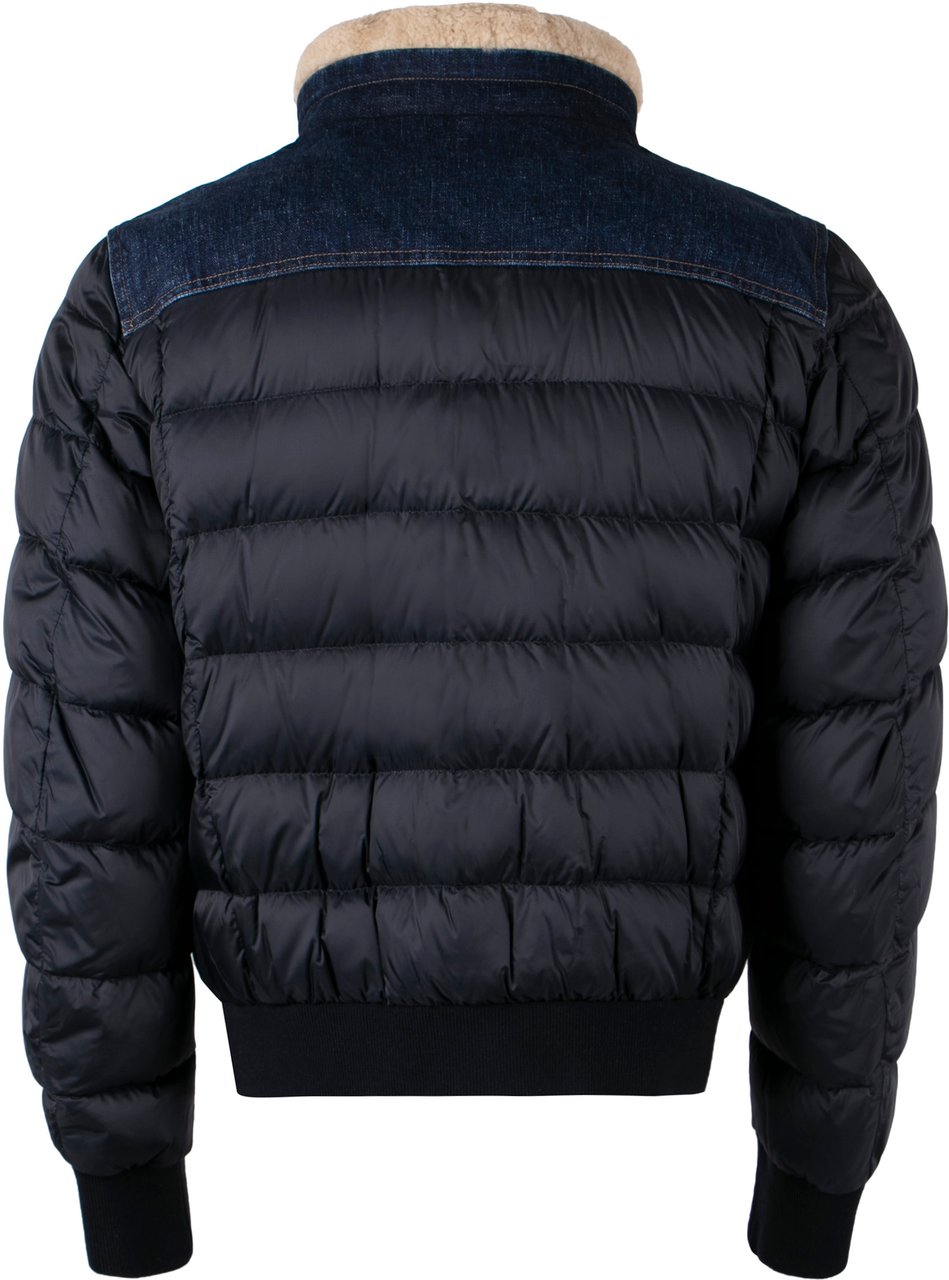 Moorer Petrone padded jacket Blauw