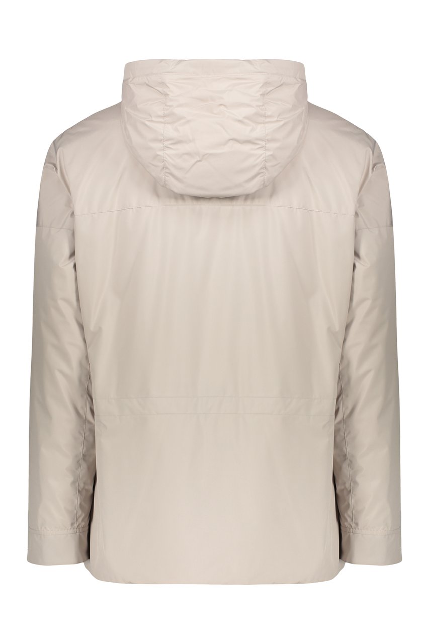 Moorer Techno fabric padded jacket Grijs