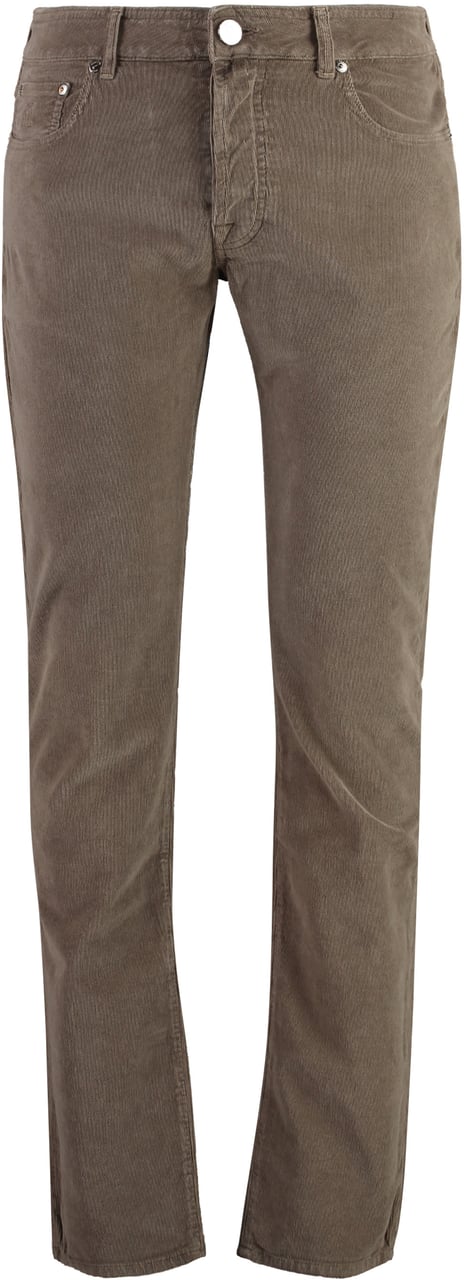Moorer Pilon Corduroy trousers Neutraal