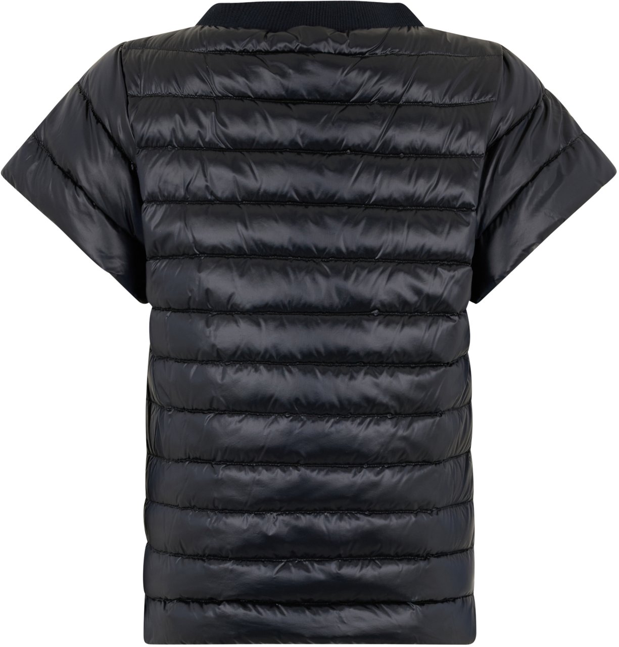 Moorer black striped t-shirt, versatile style Blauw