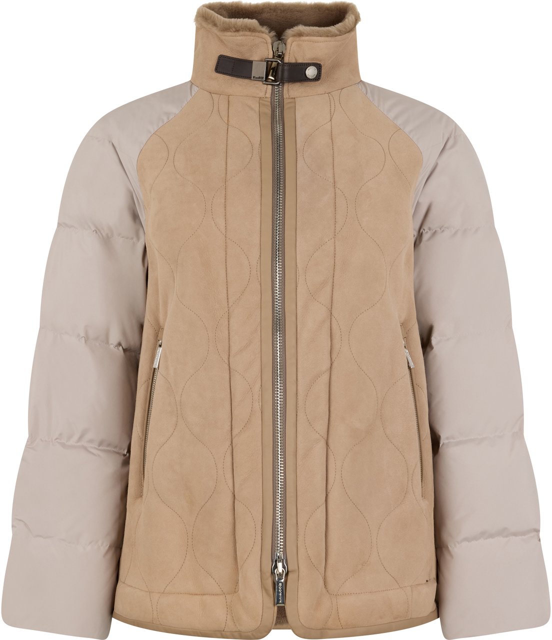 Moorer Padded jacket for women Neutraal