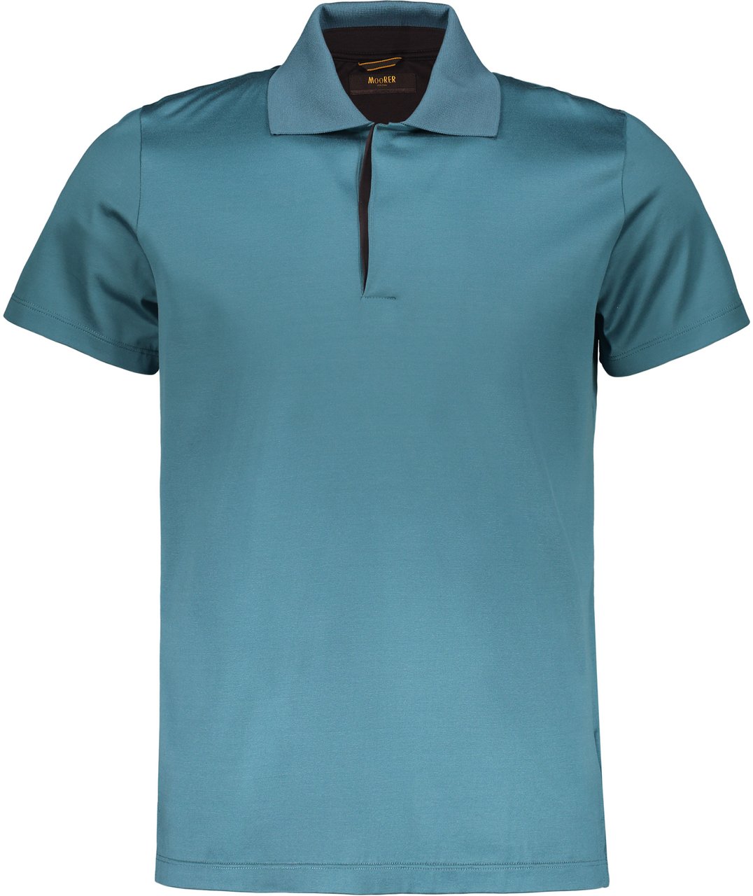Moorer Cotton polo shirt Blauw