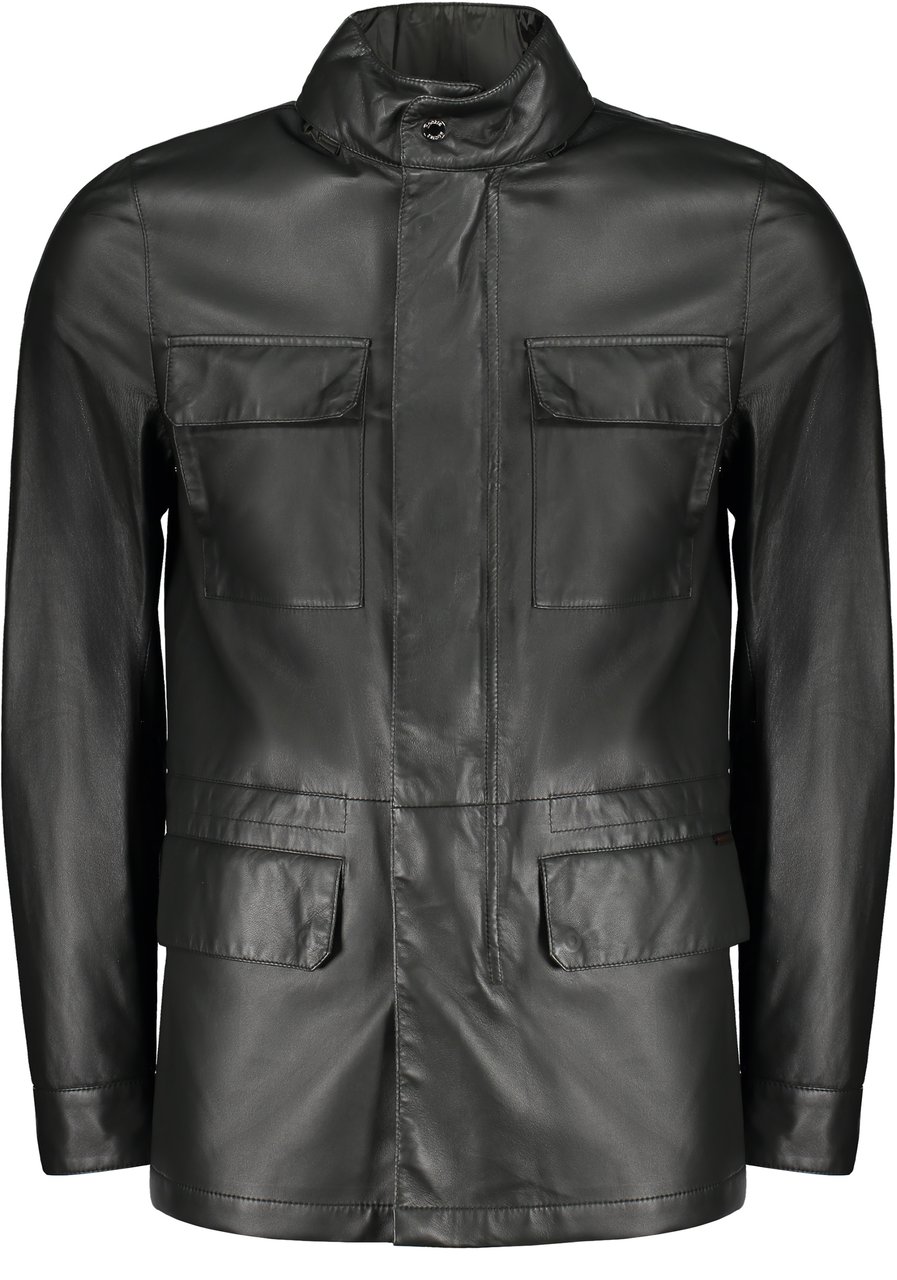 Moorer Sarnico leather jacket Groen