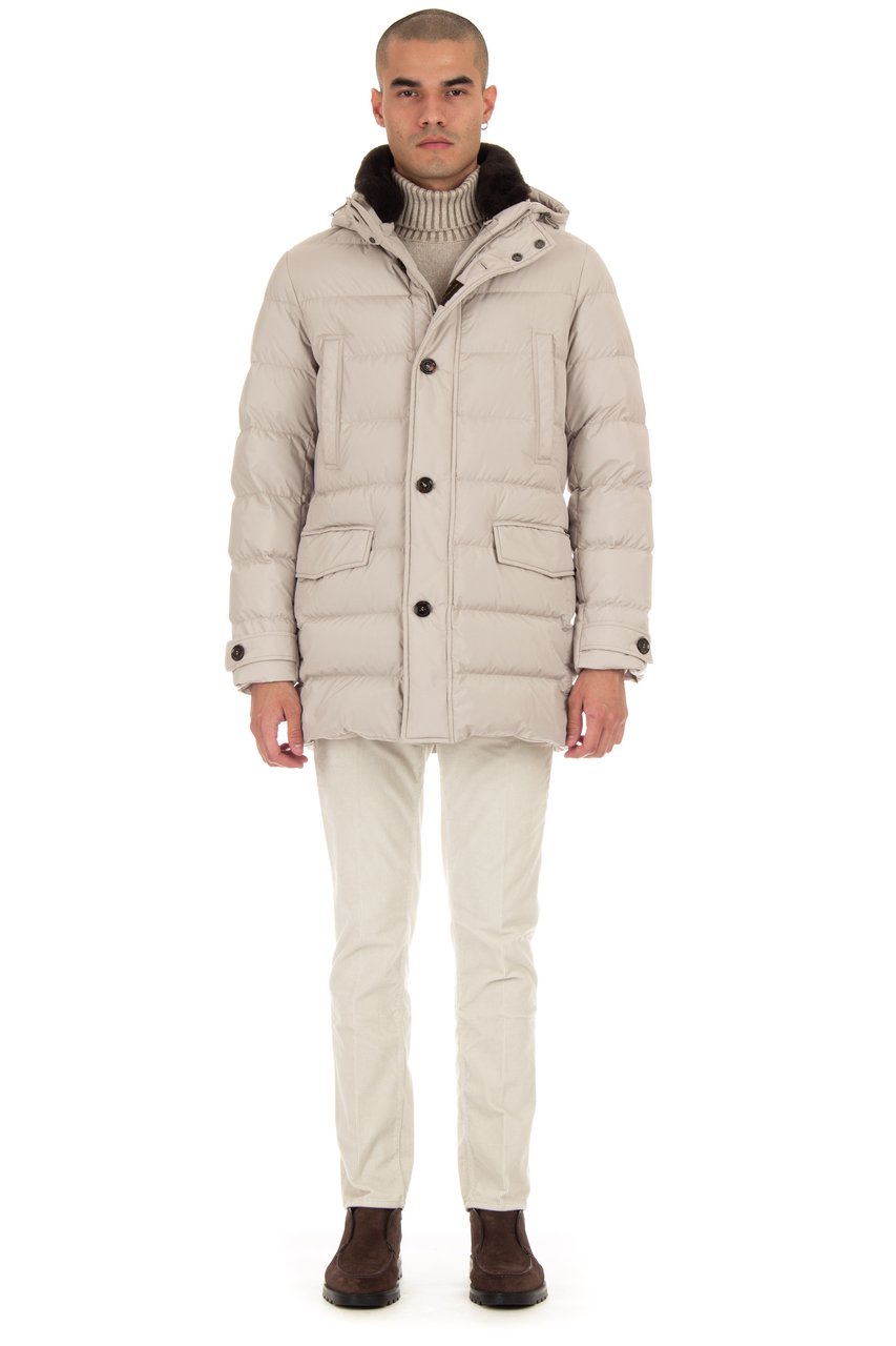 Moorer Saturno-Stp Down Jacket Grijs