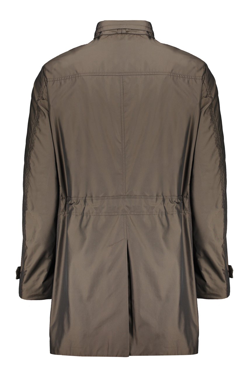 Moorer Techno fabric jacket Bruin