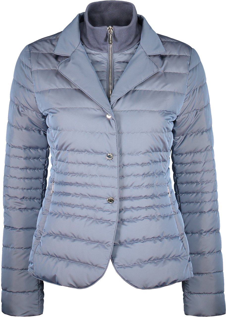 Moorer Layered jacket with removable internal waistcoat Blauw