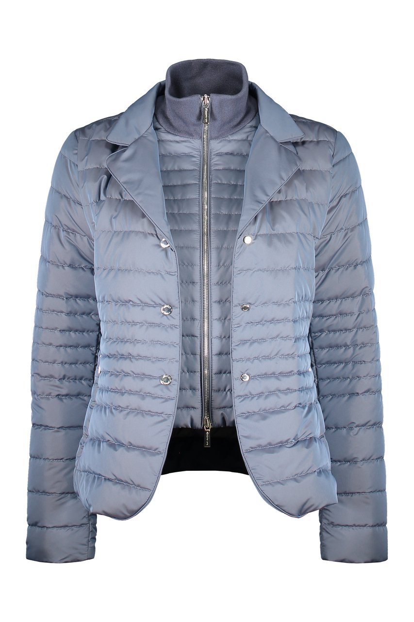 Moorer Layered jacket with removable internal waistcoat Blauw