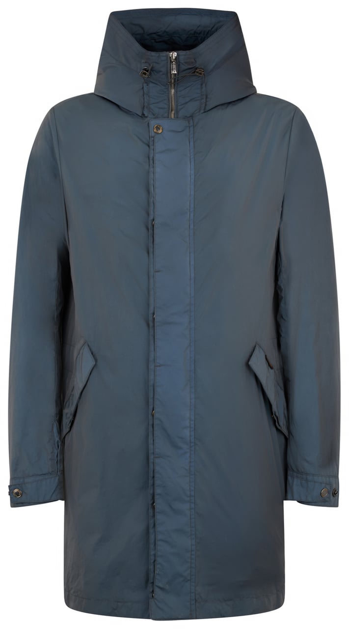 Moorer Elegant and functional dark gray parka Grijs