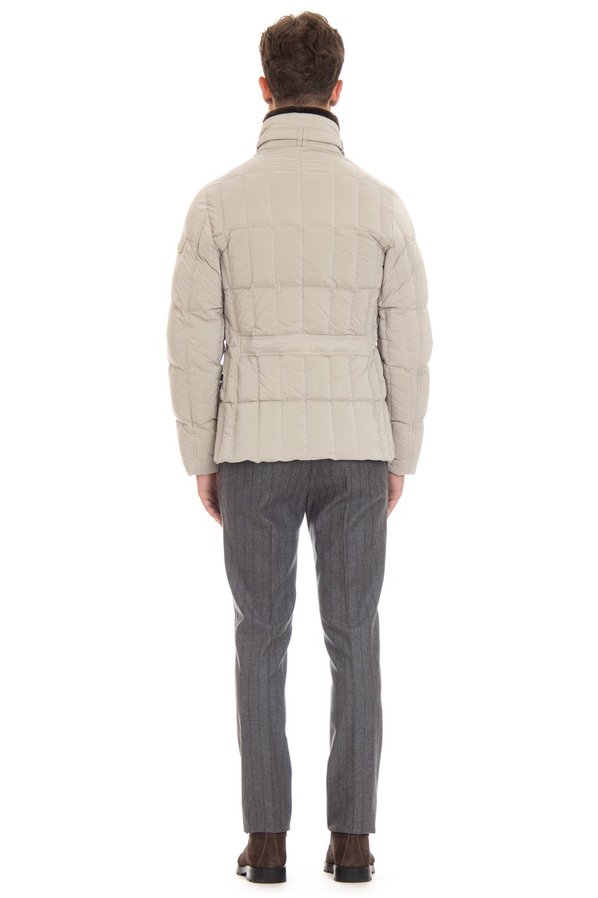 Moorer Half Chest Down Jacket Mod. Siro-Os Grijs