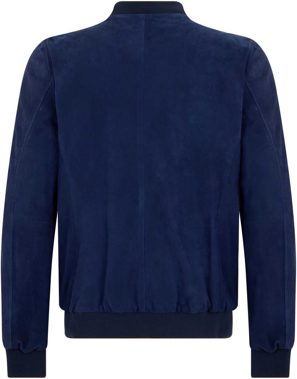 Moorer Blue suede jacket Blauw
