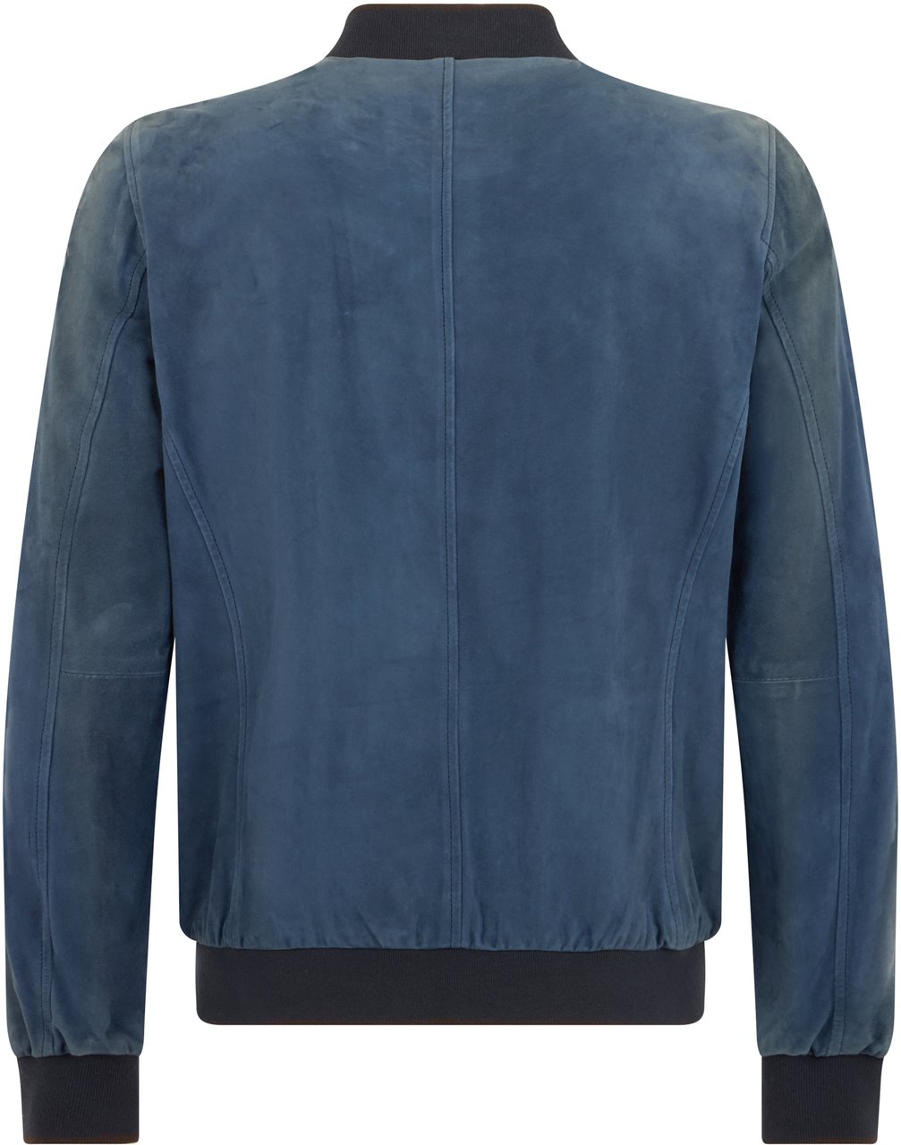 Moorer Elegant, modern and versatile leather jacket Blauw