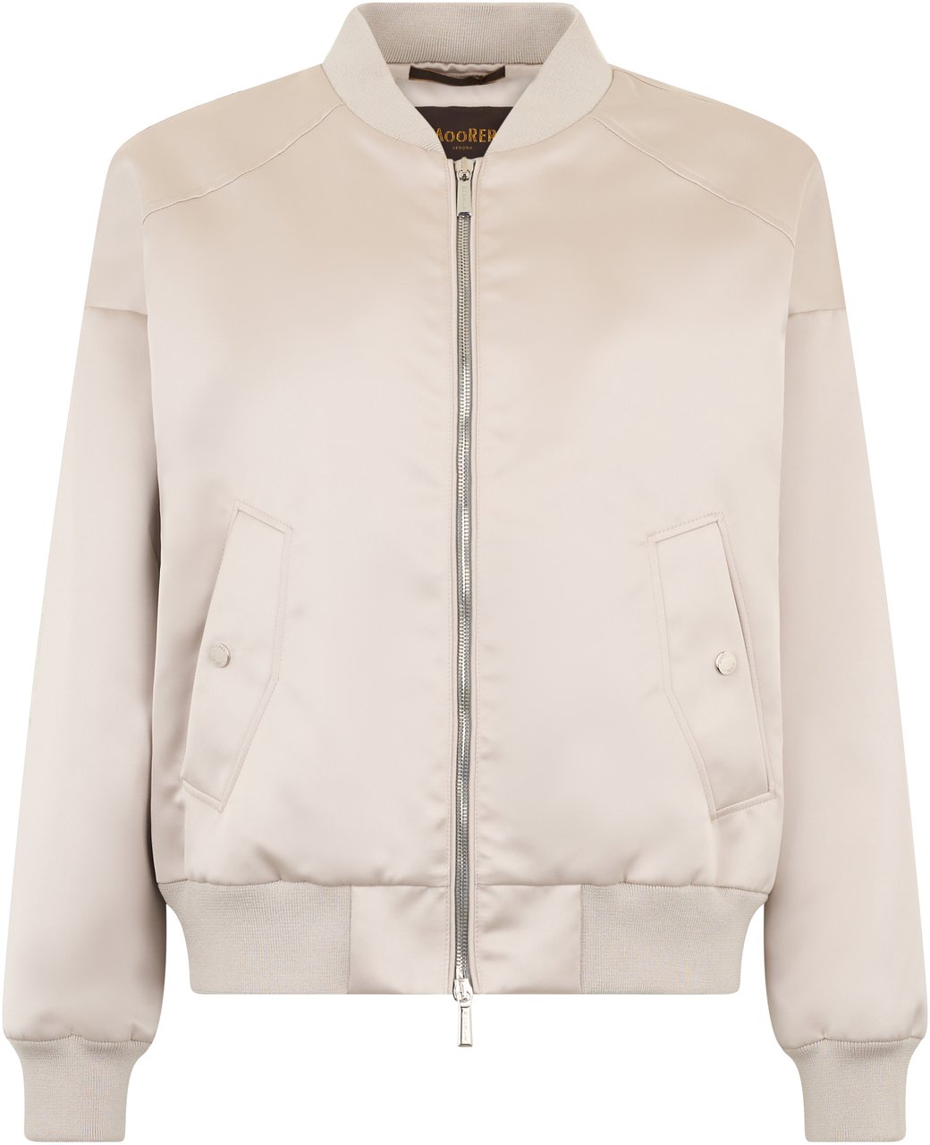 Moorer Elegant versatile bomber jacket for any occasion Neutraal