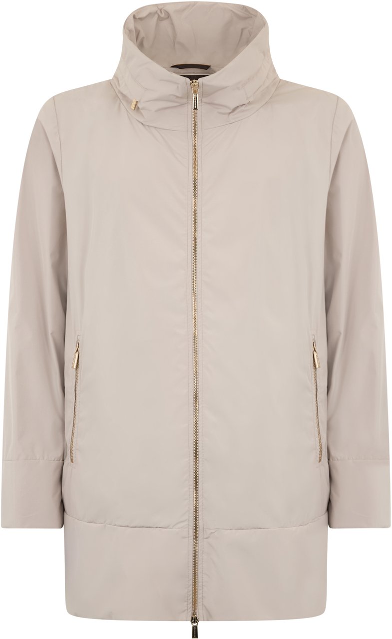 Moorer Elegant winter jacket wide Neutraal