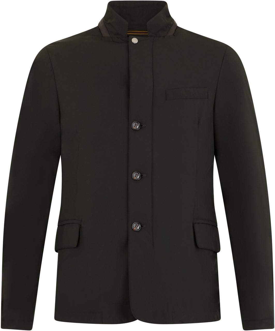 Moorer Elegant black jacket with pockets Bruin