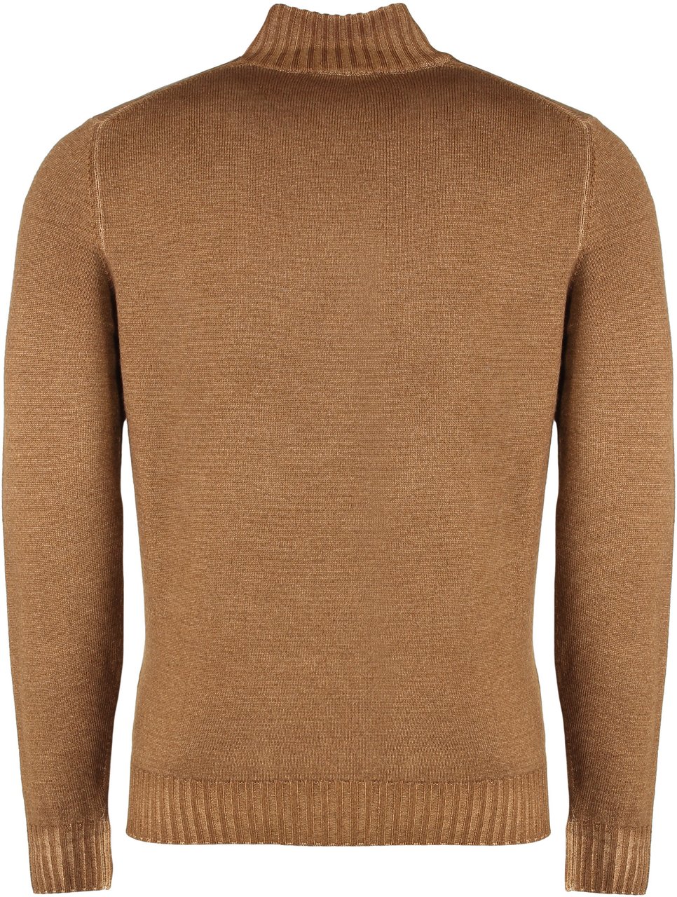 Moorer Turtleneck sweater in cotton blend Neutraal