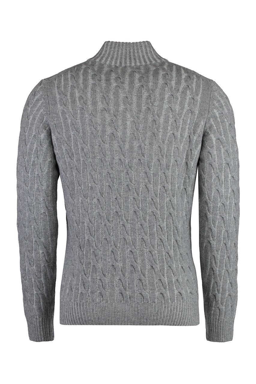 Moorer Terni Wool and cashmere sweater Grijs