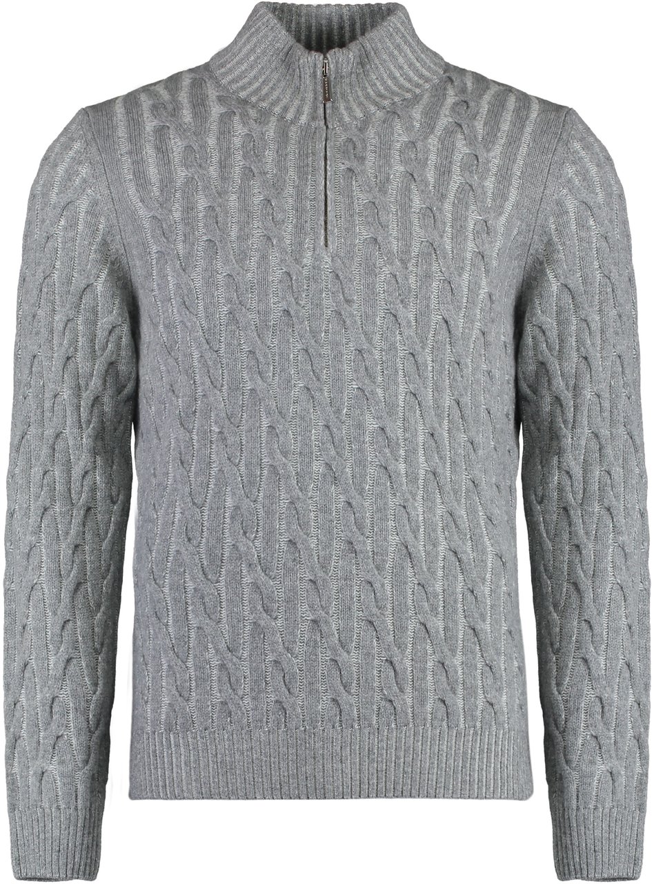 Moorer Terni Wool and cashmere sweater Grijs