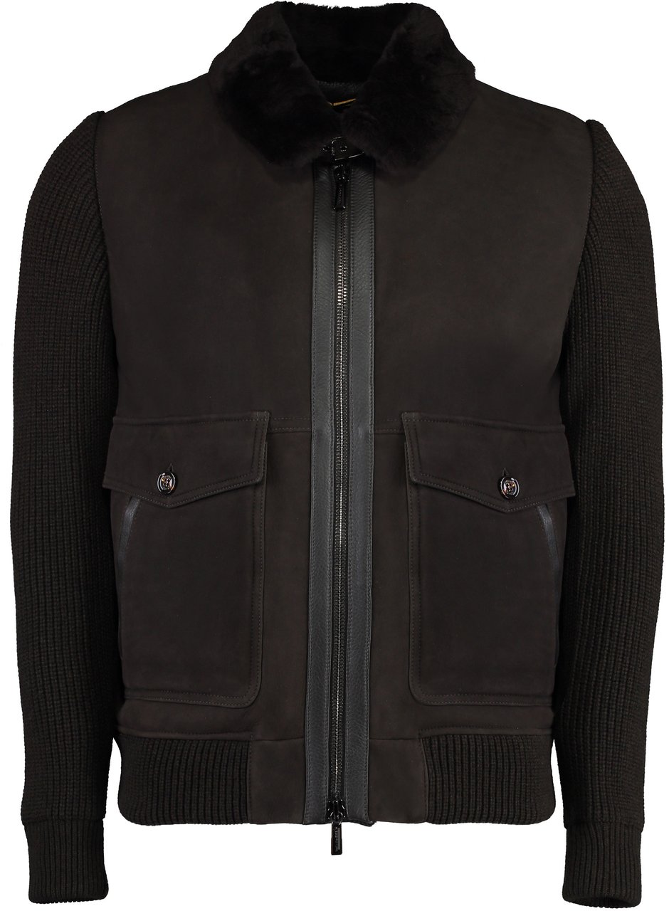 Moorer Teseo padded bomber jacket Bruin
