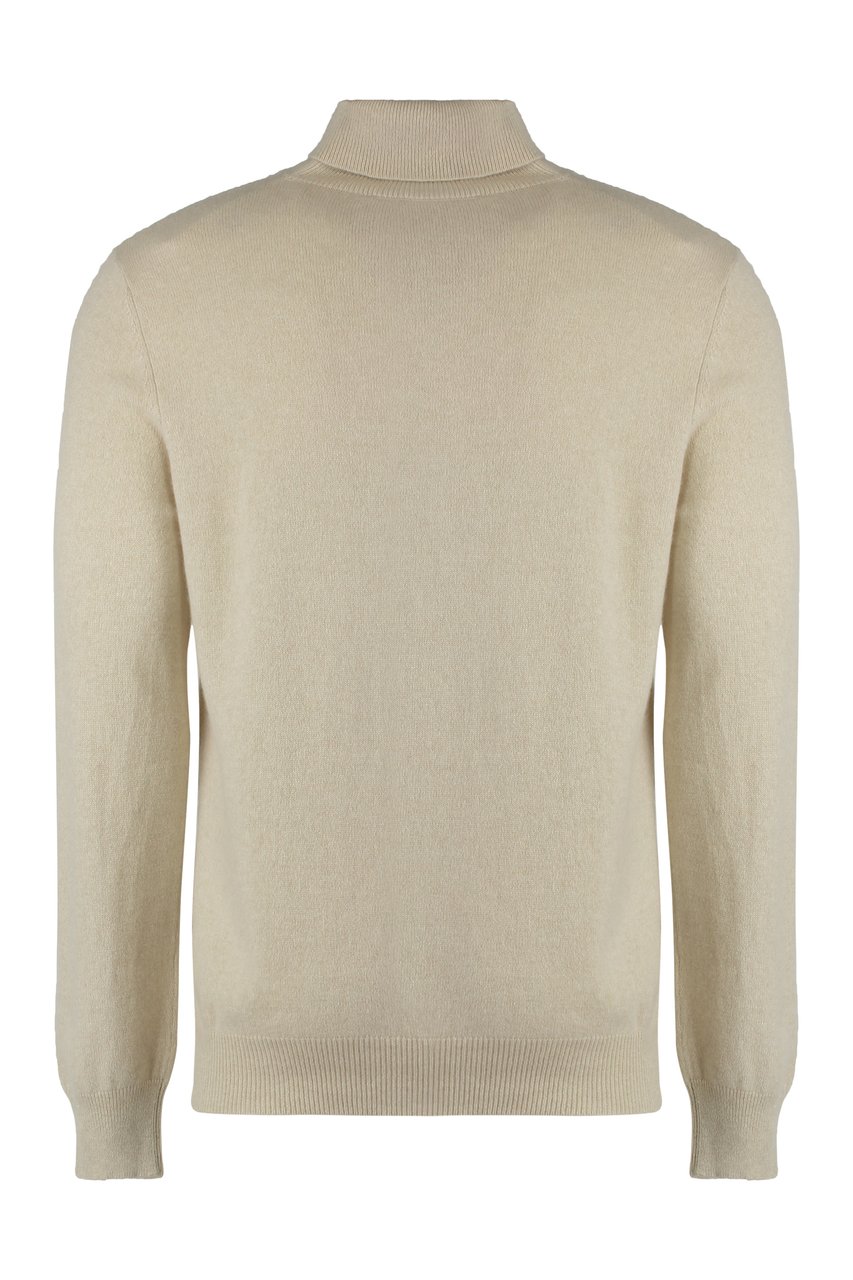 Moorer Todi cashmere turtleneck pullover Neutraal