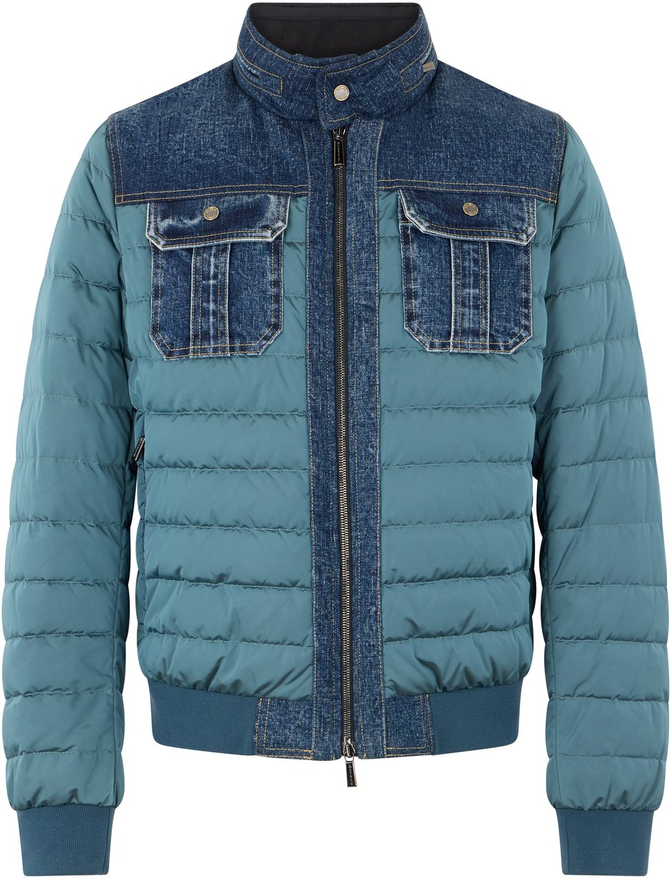 Moorer Padded jacket with modern design Blauw
