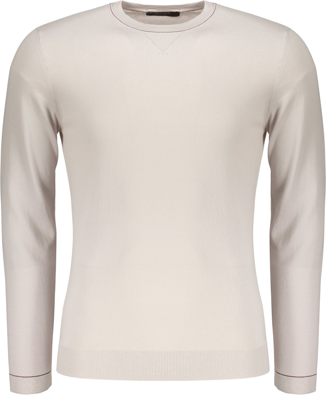 Moorer Cotton sweater Bruin